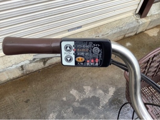 416  パナソニック最新機種電動アシスト自転車vivi26インチブラウンボディー