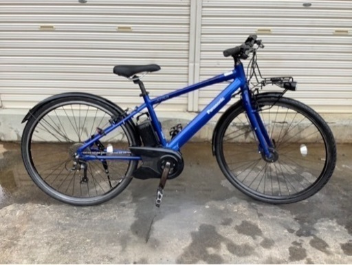 417  パナソニック最新機種電動アシスト自転車JETTER700×38C  ブルーアルミ