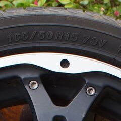 ホイル　15×5J  タイヤ　225/45r15　一台分の画像