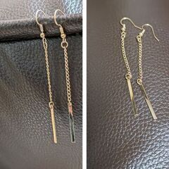 ロングフックピアス（新品）の画像