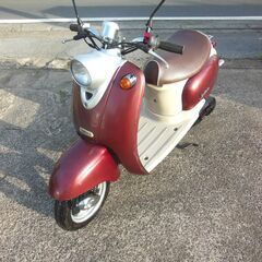 2st YAMAHA 2st VINOビーノ ダークレッド セル始動　メーターオーバーし速く好調 シート新品張替え他 納車整備点検済み 登録後すぐ乗り出せます。直接引き渡し　配送手配も可　SA10J　５AU　４JP　原付の画像