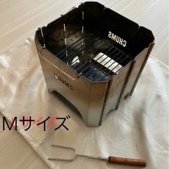 CHUMSチャムス　ブービーフェイス　M焚き火台　収納ケース、火...