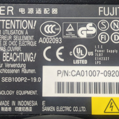 🔌ACアダプター🔌FMV-AC314❎️ジャンク❎️◆富士通◆の画像