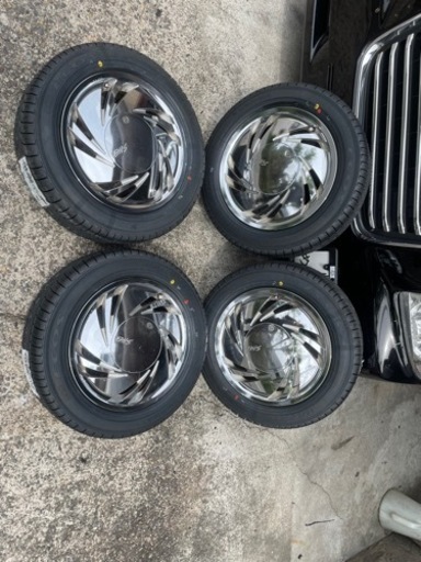 希少！workスリッツ！タイヤ新品！YOKOHAMA製♪アメリカンホイール