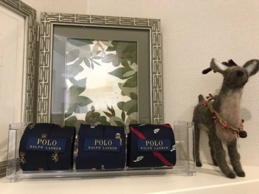 PORO RALPH LAUREN  シルクネクタイ