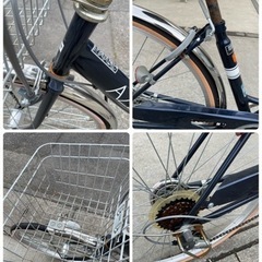 お取り引き中　
ステンレス自転車27インチギア付きの画像