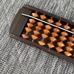 雲州そろばん25桁中古　無料①の画像