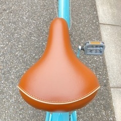 購入者決定　自転車　22インチ　6段ギア付き　水色の画像