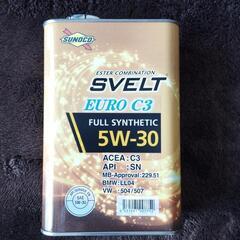 エンジンオイルSUNOCO SVELT EUROC3 スノコ開封品の画像