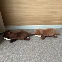 ハッピーマリン　カワウソ　もふもふぬいぐるみの画像