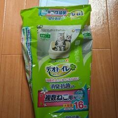 デオトイレ快適ワイド　猫砂、シートの画像