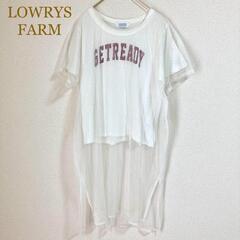 ローリーズファーム　M　レディース　シアーレイヤードTシャツ　シ...