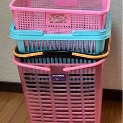 生活雑貨 洗濯用品 ランドリーバスケット　バラ売り