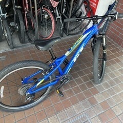 ★美品★24インチ　GT（STOMPER　PRIME)軽量アルミフレーム　7speed　サスペンション付子供用自転車　　ブルーの画像