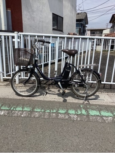 【中古Bs電動アシスト自転車】20インチ(黒紫メタリック) 