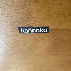 Karimoku 木製 ダイニングテーブル 正方形の画像