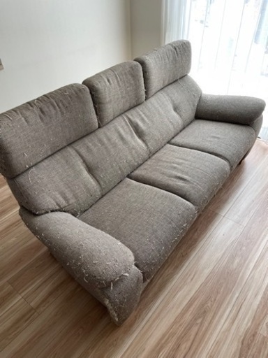 カリモク家具　3人掛けソファ