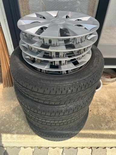 ダイハツ純正スチール&155/65R14タイヤ4本セット