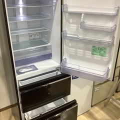 三菱　365L 3ドア冷凍冷蔵庫　2020年製　MR-CX37E 高圧洗浄済み 三菱電機 冷蔵庫 365L 右開き 3ドア 幅60cm 氷点下ストッカー フリー