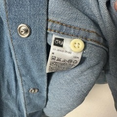 ◾️メンズ gu シャツ デニムシャツの画像