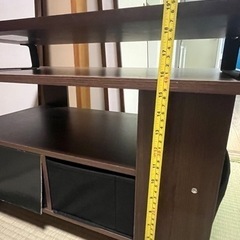 収納付き テーブル 机 (1年使用)  家具 の画像