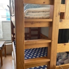 ジュニアサイズ二段ベッドの画像