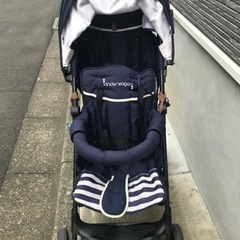 kniderwagon キンダーワゴン  二人乗りベビーカーの画像