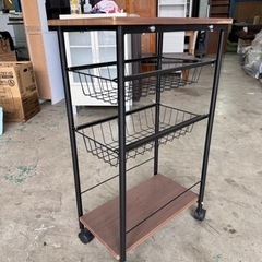 決まりました☆キッチンワゴン☆収納家具☆格安☆中古☆配達相談可能...