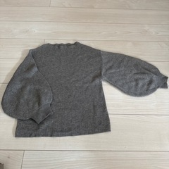 薄手のセーターpoudoudouグレー🩶服/ファッション セータ...