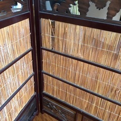 和風ついたての画像