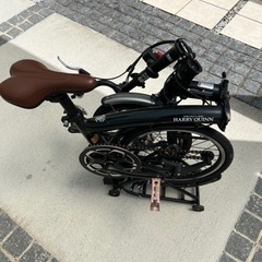 折り畳み電動自転車　ハリークイン　修理必要 の画像