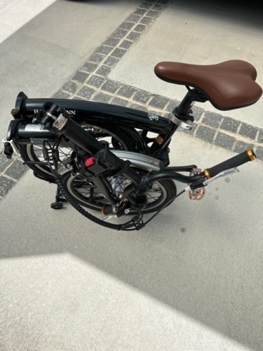 折り畳み電動自転車　ハリークイン　修理必要