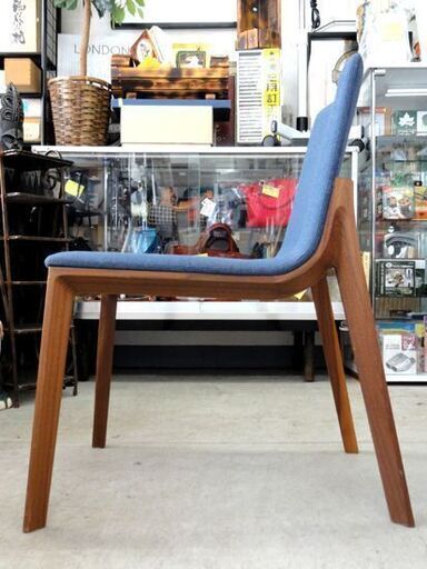 ① CondeHouse チャレンジ サイドチェア ネイビー ウォールナット ダイニング 椅子 旭川家具 カンディハウス 札幌市 中央区 南12条