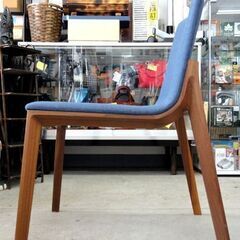 ① CondeHouse チャレンジ サイドチェア ネイビー ウォールナット ダイニング 椅子 旭川家具 カンディハウス 札幌市 中央区 南12条の画像