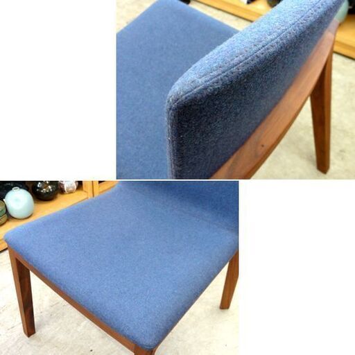 ② CondeHouse チャレンジ サイドチェア ネイビー ウォールナット ダイニング 椅子 旭川家具 カンディハウス 札幌市 中央区 南12条