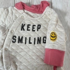 60㎝　BREEZEキルティングロンパースの画像