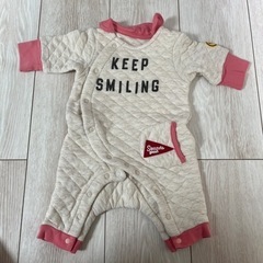60㎝　BREEZEキルティングロンパース