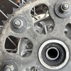 トリッカー純正ホイール　前後タイヤ付きの画像