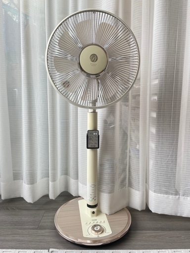 扇風機 タッチストップセンサー 風量32段階 DCモーター