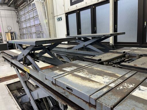 ワークステージX バンザイ WSX-N130 能力3000kg 上段リフト・ピットリフト付 油圧ユニット別置 ドライブオンリフト