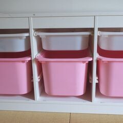 IKEA おもちゃ収納 トロファス 収納棚