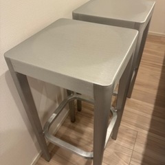 Emeco バースツール　2脚　家具 ダイニングセットの画像