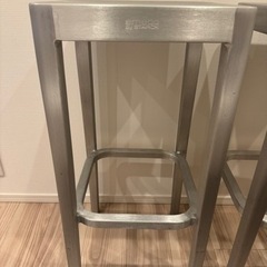 Emeco バースツール　2脚　家具 ダイニングセットの画像