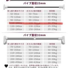 突っ張り棒の画像