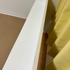 ダブルベット　収納コンセント付き　白　フレームのみの画像