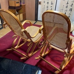 家具 椅子 ロッキングチェアの画像