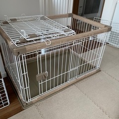 アイリスオーヤマ　犬用　ケージ　屋根付きの画像