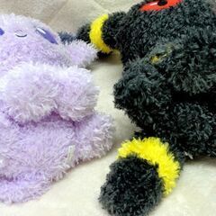 Sekiguchi×ポケットモンスター ブラッキー エーフィー もこもこぬいぐるみ 2体セット ポケモン セキグチ 任天堂 ブイズ 札幌市 中央区 南12条の画像