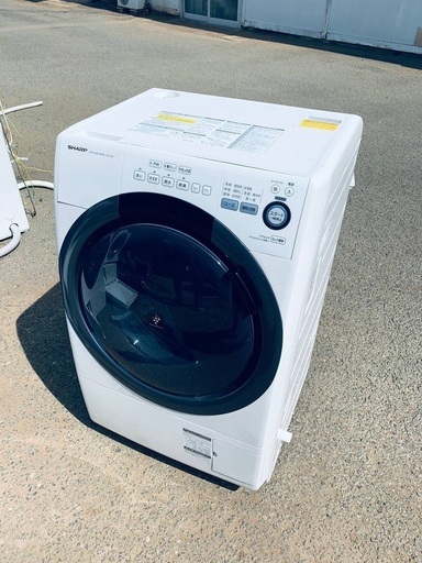 ♦️SHARPドラム式電気洗濯乾燥機組込型 【2017年製 】ES-S7B-WL