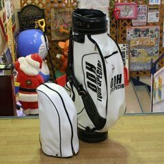 ゴルフ キャディバッグ DUNLOP DDH TOUR SPECIAL カート型 7.5型 3分割 ホワイト ダンロップ ツアースペシャル 札幌市 清田区 平岡の画像